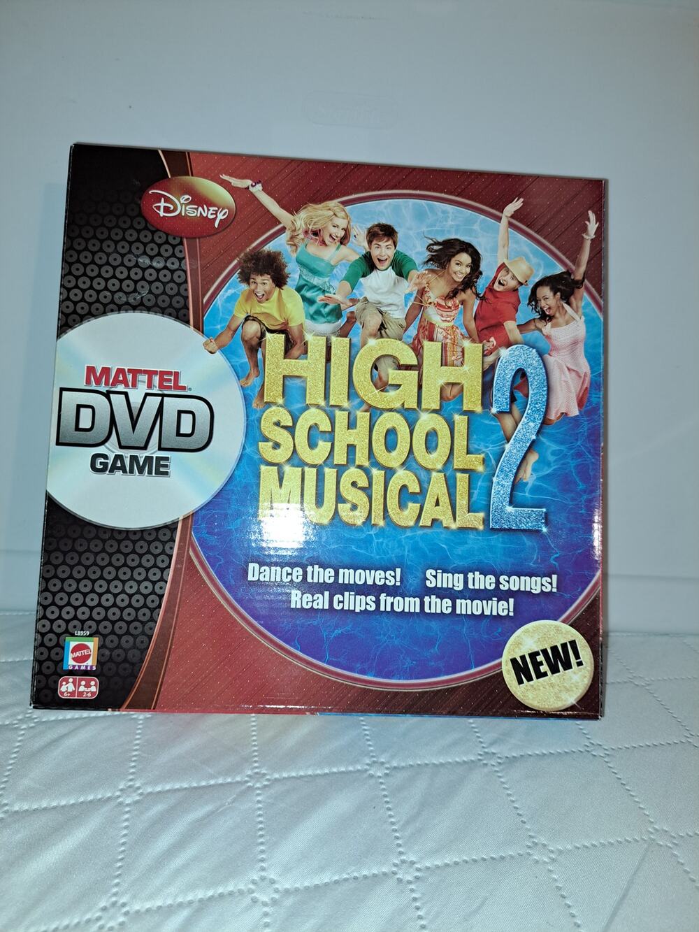 RARE Collectible HIGH SCHOOL MUSICAL DVD Board Game Mattel 2006 Complete
